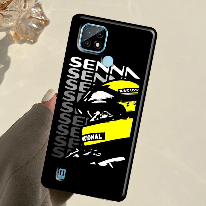 Ayrton Senna F1 For Realme C55 C51 C21Y C25S C75 C67 C61 C53 13 12 10 11 14 Pro Plus GT 6T 6 5 GT7 Pro Case