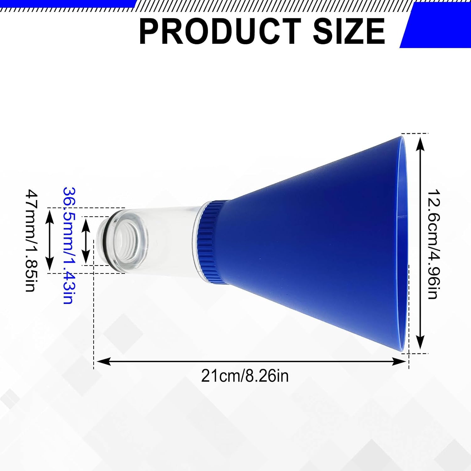 ZOKYUYS® Engine Oil Funnel, Compatible with Lexus Camry Toyota Scion RAV4 Sienna Corolla Tacoma Tundra RX350 with threaded oil filler cap, Locking