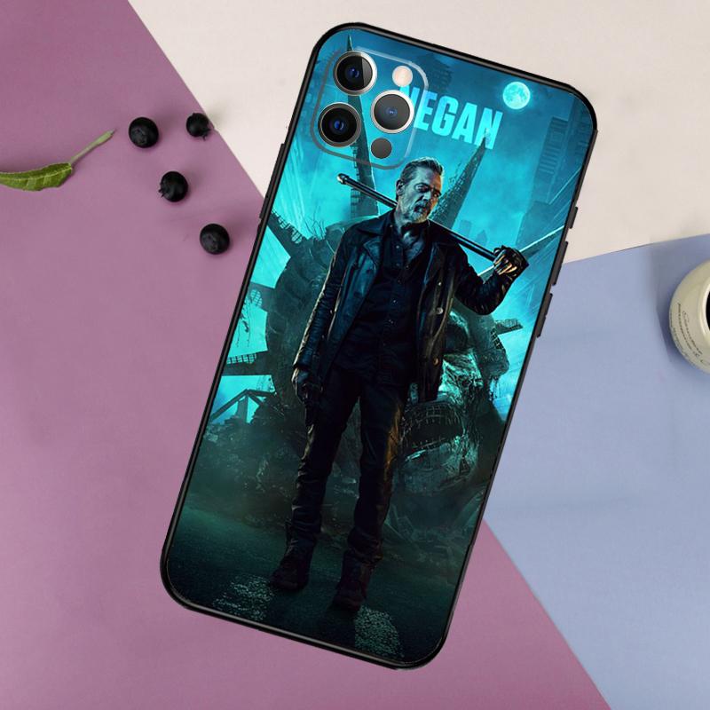 Negan The Walking Dead Phone Case For iPhone 16 15 14 13 11 12 17 Pro Max Mini 15 16 Plus 16e 17 Air Bumper Cover