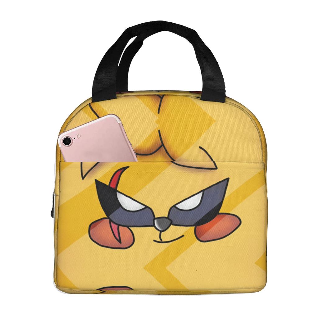 Custom M-Mikecracks Insulated Lunch Bag for Women Men Portable Cute Thermal Cooler Lunch Box School