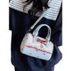 2025 new temperament handbag cute bow shoulder bag versatile casual pillow bag trendy fashion messenger bag