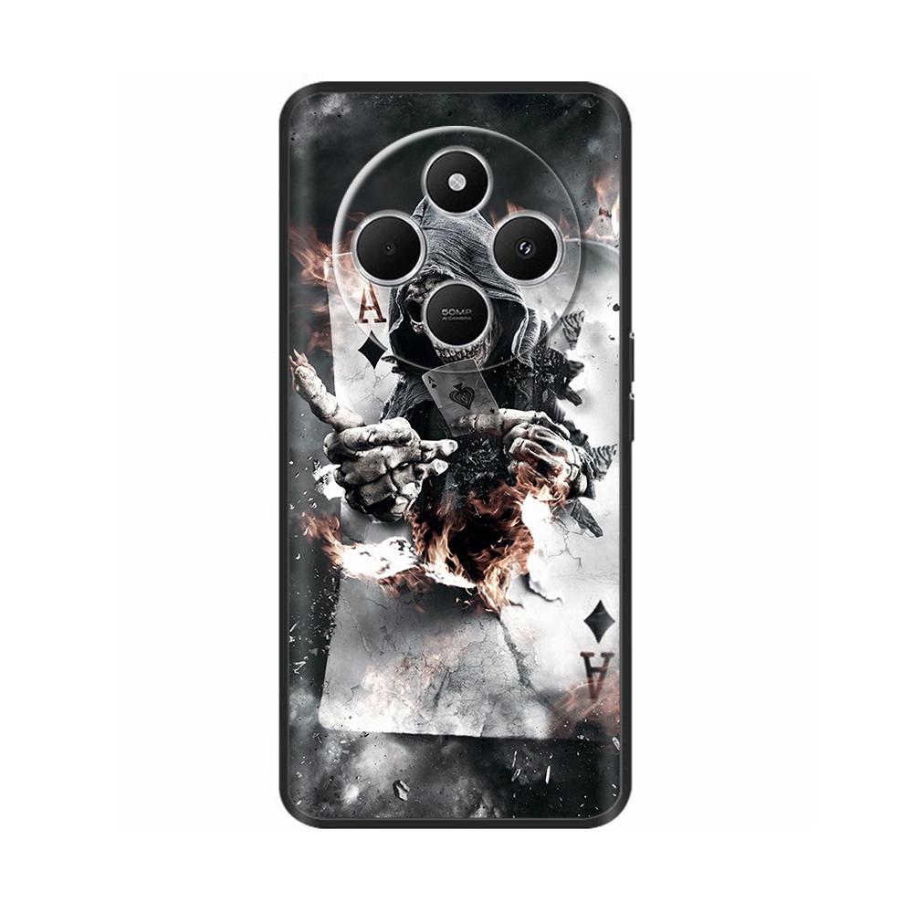 For Xiaomi Redmi 14C Silicone Case Cute Pattern Soft TPU Phone Cover For Redmi 14C Fundas Protective Back Cover 14 C Bumper Bags