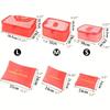 6 Pcs/Set Pink/Blue/Grey Travel Storage Bag Large Capacity Waterproof Luggage Clothing Underwear Storage Bag Bag With Zipper