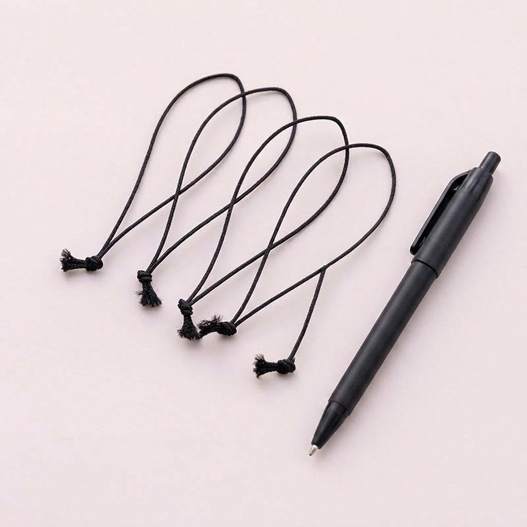 6xFishing Line Phone Strap, HandKnotted Nylon Mobile Lanyard 4.8cm, Uniform Cord for Commuters,