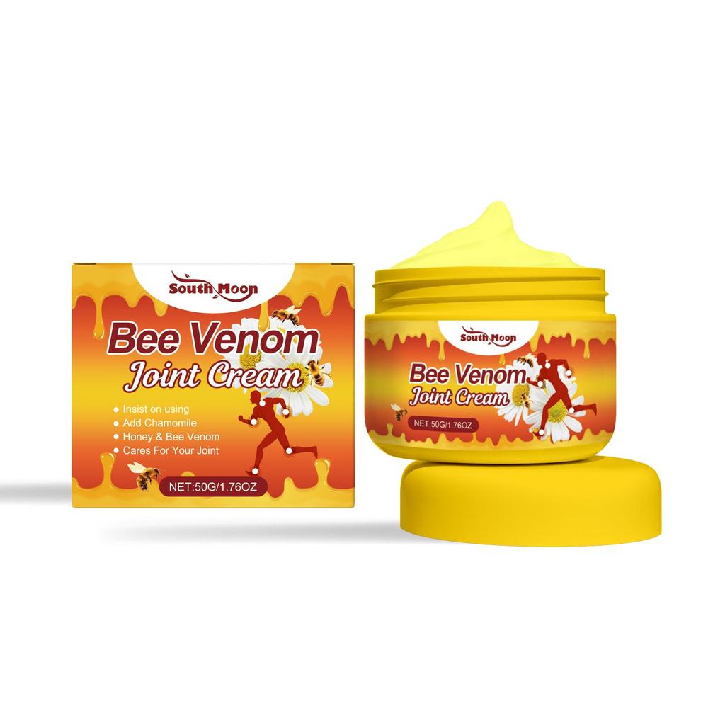South Moon Bee Venom Joint Care Cream, Relieves Joint Discomfort, Relaxes Tense Muscles Massage Cream 50g