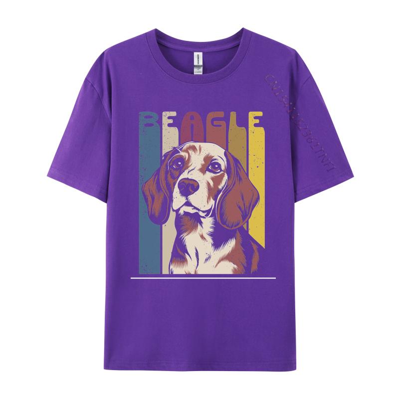 Retro Beagle Dog Tshirt Gift TShirt Cotton Tops T Shirt Fashionable Men Top TShirts Basic Camisetas