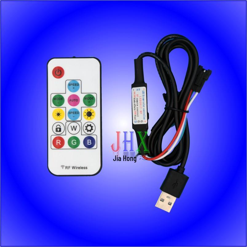 14-Key RF Dreamcolor 12V LED Controller with 300 Color Effects