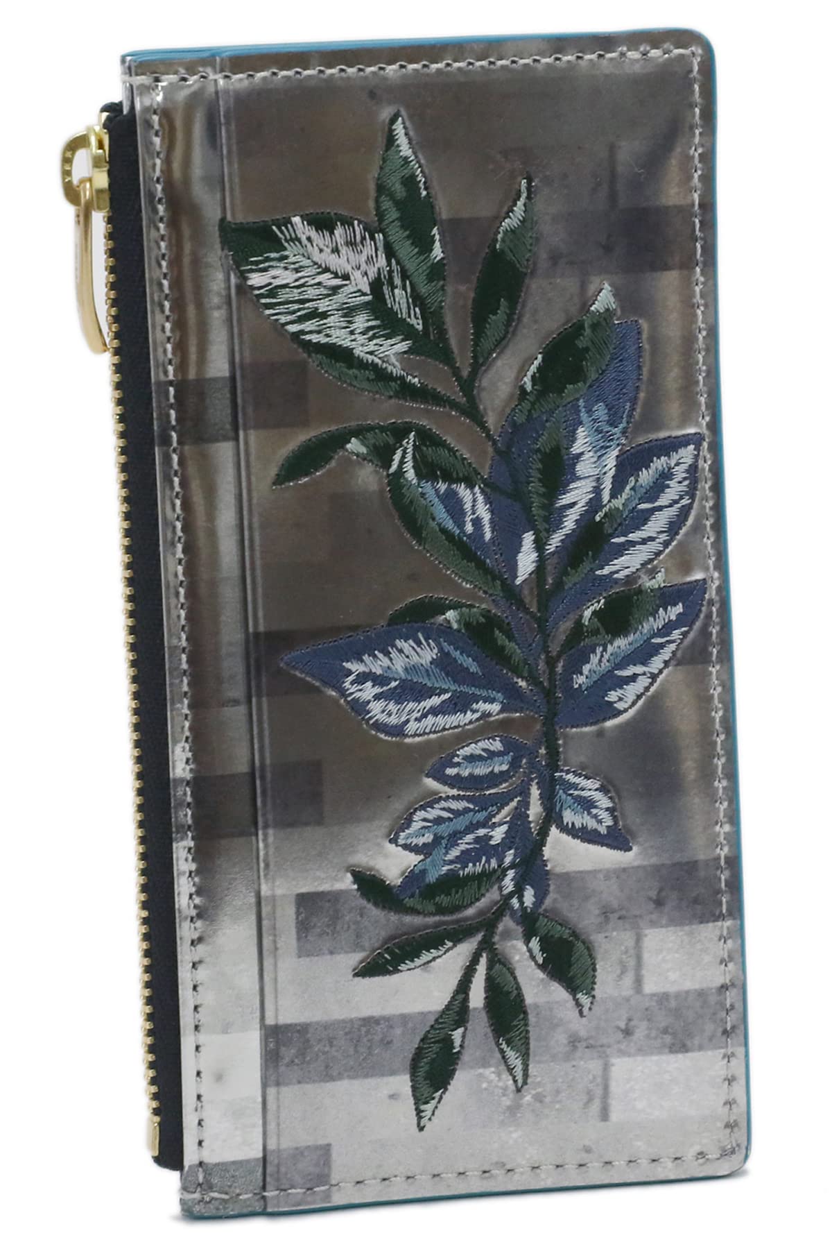 

Pelle Morbida Compact Wallet, Gray, PM-BA324TV-GY