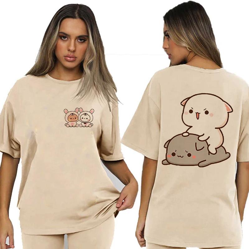 Bubu Dudu Velikost EU Topy Roztomilé tričko Manga Ženy Muži Legrační tričko Grafika Tričko pro volný čas Y2k Streetwear Kreslené gotické oblečení