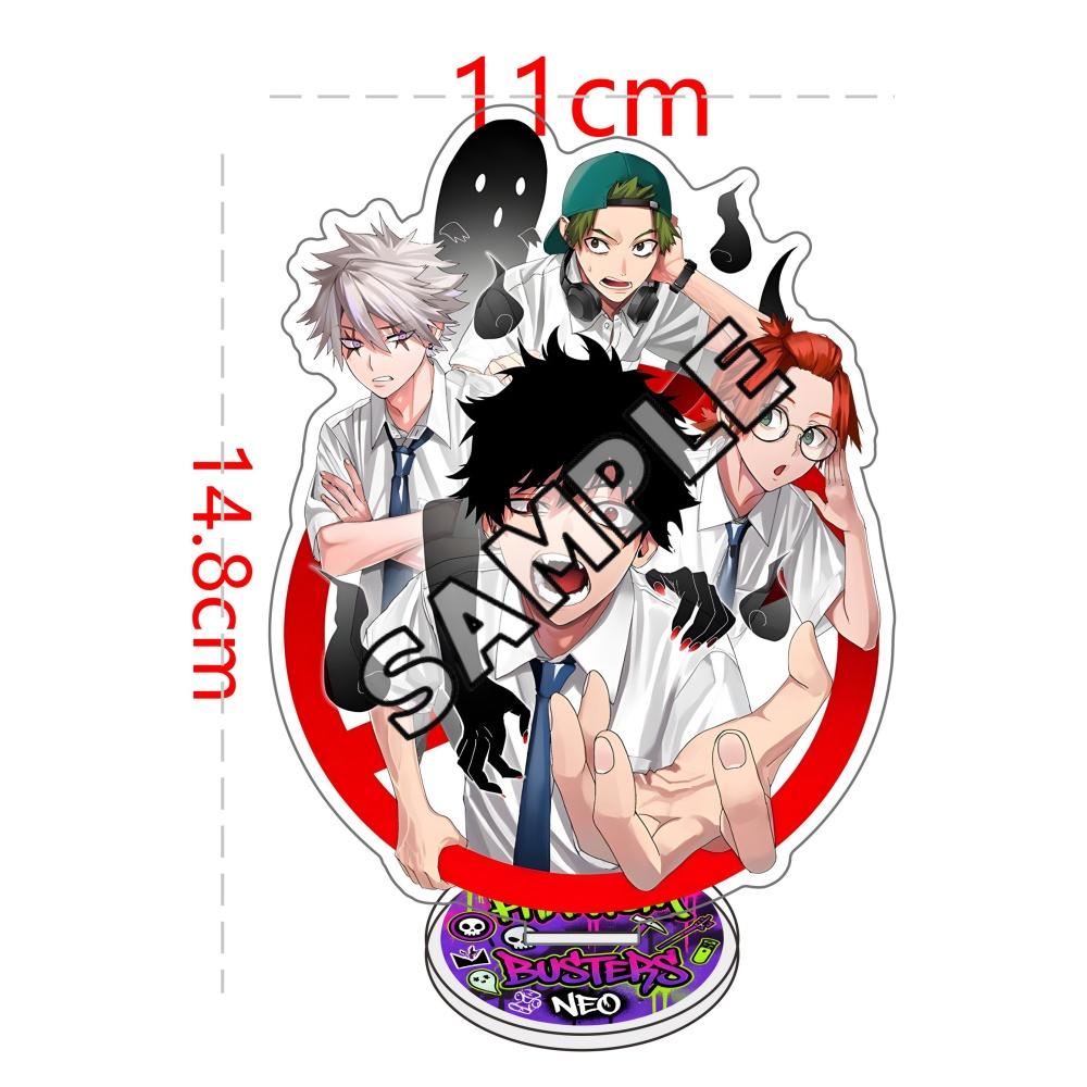 

Anime Phantom Busters Acrylic Stand & Keychain Mogari Eugene 15cm Figure Model Desktop Decor Collection Gift for Fans 15 cm