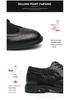 Atmungsaktive Herren-Leder-Sandalen mit Lochmuster (Brogue-Stil) - Sommertrend 2024