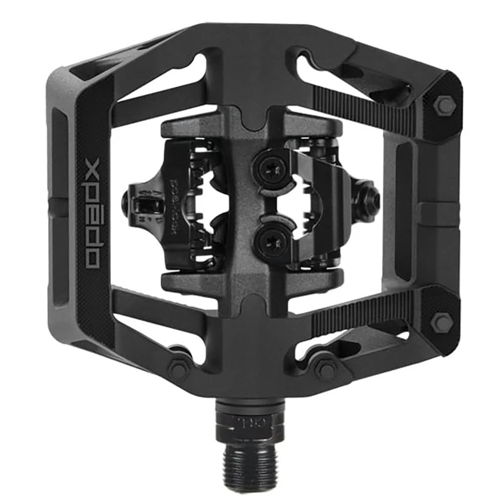 XPEDO Bicycle Pedals GFX NEO Left and Right Set Mountain Bike Road Bike Binding SPD Pedals Chromoly Spindle Black XGF03NC0BK