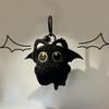 1 Piece 10Cm Ghost Wings Little Black Cat Plush Toy Doll Pendant Ins Big Eyes Punk Bag Decoration For Boy Girl Birthday Gifts