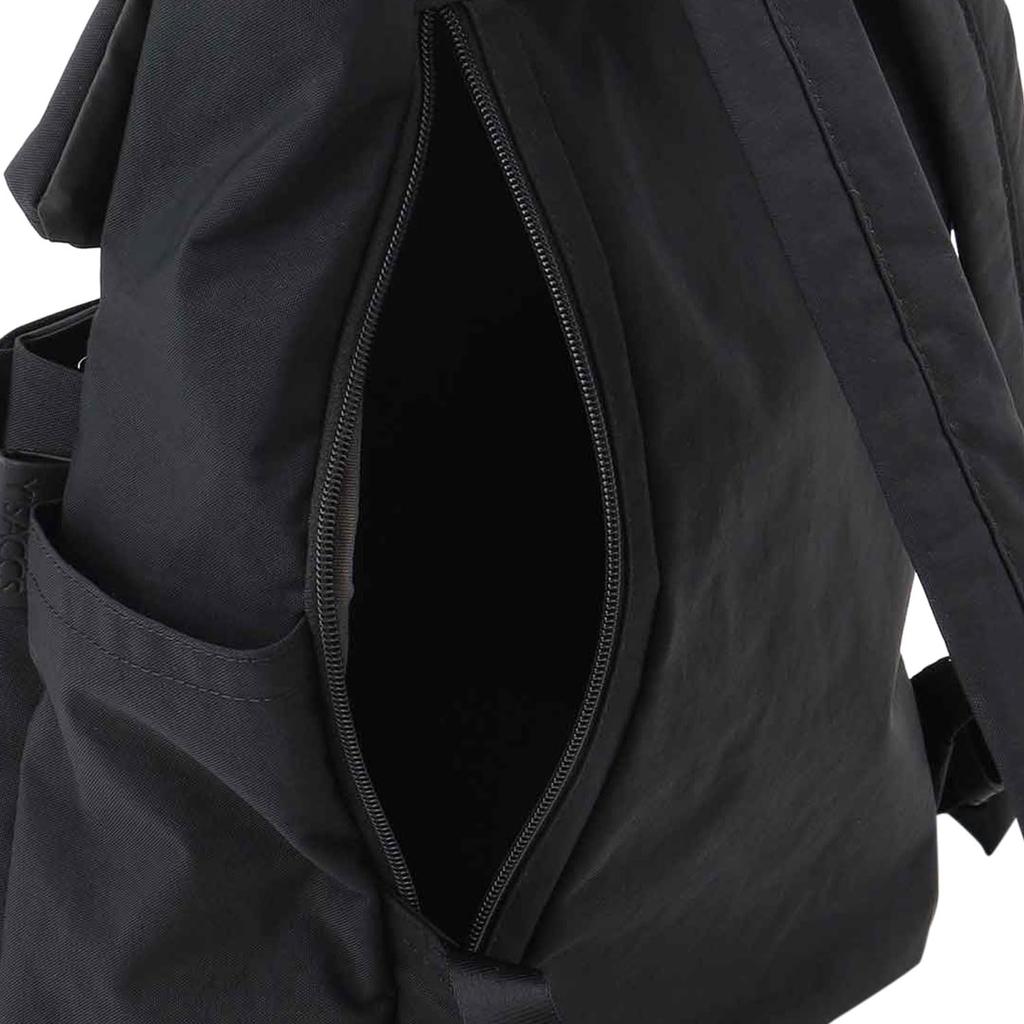 Isaac Crinkle Nylon Double Pocket Backpack 2000812 White (30)