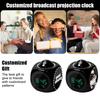 Personalized Multi-function Projection, English Clock, LED Projection, Alarm Clock, Voice Clock, And Bell Announcement