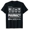Funny Pharmacy Pharmacist School T Shirts Graphic Cotton Streetwear Short Sleeve O-Neck Harajuku Hip Hop T-shirt Unisex Clothing