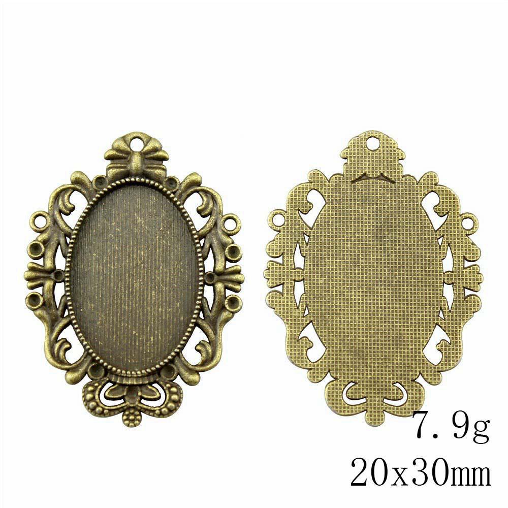 Christmas Decorations Accessories For Making Jewelry Oval Glass Cabochon Base Setting Tray Accessories Parts Ornaments For Home Accessory Parts