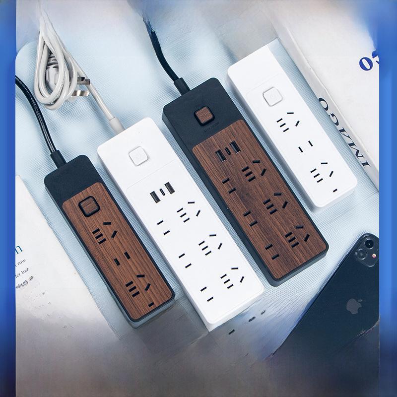 

Підтримувальна смуга Yaqi з деревини: Біла USB-плата для дому або офісу
