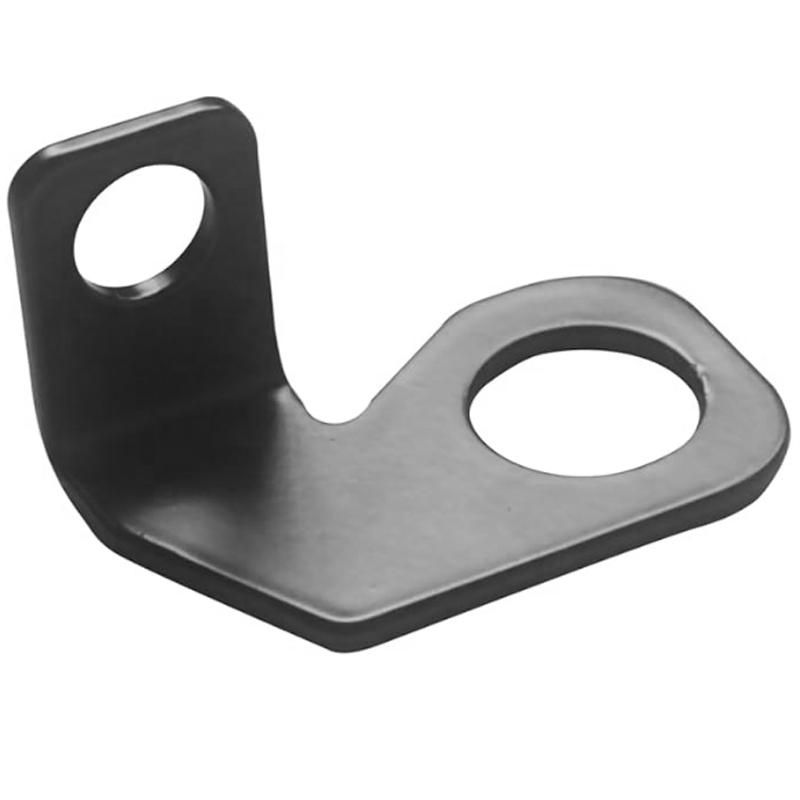 YUNTANMT Stainless and Black Safety Flag Whip Rear Axle Mounting Bracket – Motorcycle,22.5mm Mounting Diameter - Stainless