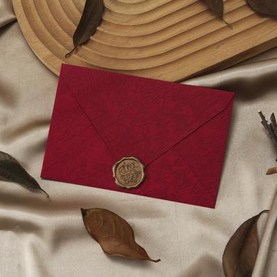 Not Easily Damaged Bview Art Linen Brown Paper Envelope Paper Thickness Literary Envelope  Student