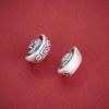 S999 Sterling Silver Chinese Ingots Spacer Beads 3D Fu Cai for DIY Bracelets & Necklaces.