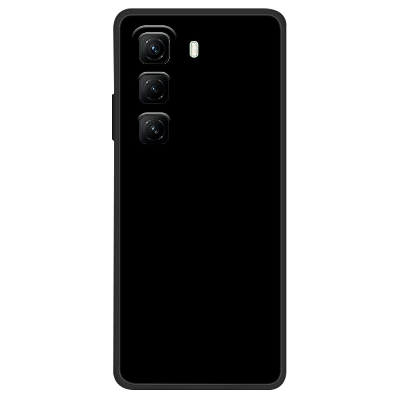 

For Infinix Hot 50 4G Hot5G Case Soft Black Silicone Bumper Butterfly Painted Phone Cover For Infinix Hot 50 Pro Plus TPU Fundas Hot 50 4G чёрный