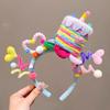 Creative Rainbow Stars Birthday Atmosphere Headband Torsion Bar Eye Catching Birthday Hair Hoop Cake Headband Hair Accessories