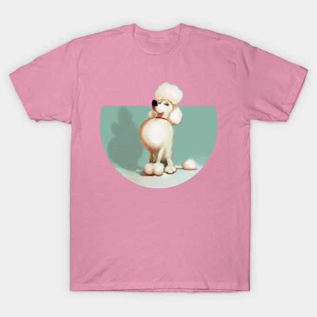 Dámské tričko Pudl Pes Harajuku Potisk Kawaii Tričko Letní Krátký Rukáv Dámské Tričko Top Tričko