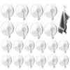 Suction Cup Hooks For Shower 20 Pieces Clear Shower Suction Cup Hooks Home Organization For Desk Toilet Doors RV Kitchen Car