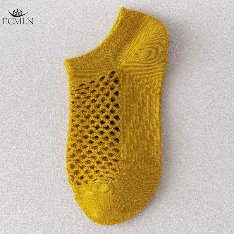 Women Mesh Breathable Hollow Out Ankle Socks Summer Multi Colors Holes Socks