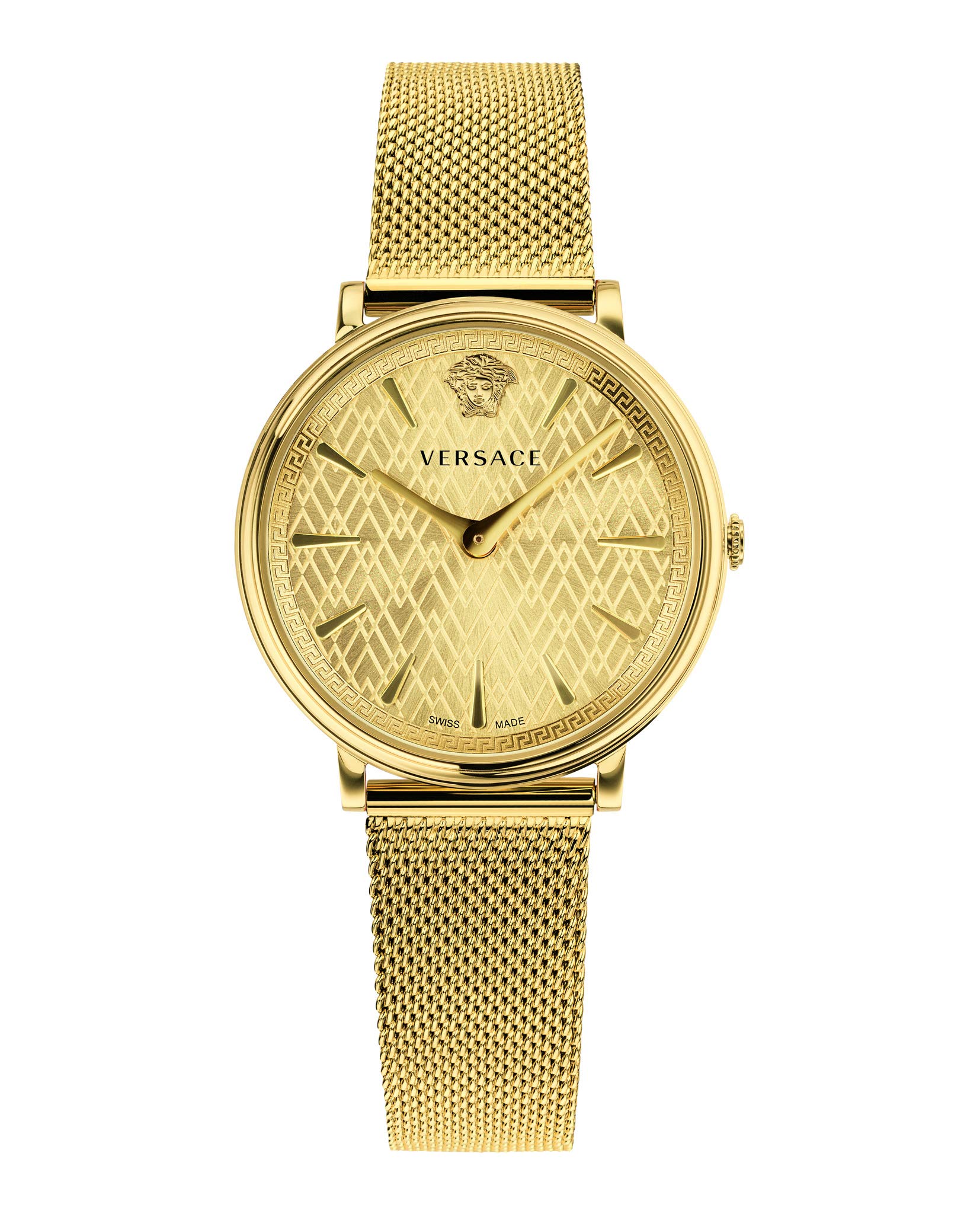 

Versace VBP060017 Manifest Edition Analog Display Quartz Gold Yellow quartz Women s Watch, Gold-IP Gold/Gold. , movement.