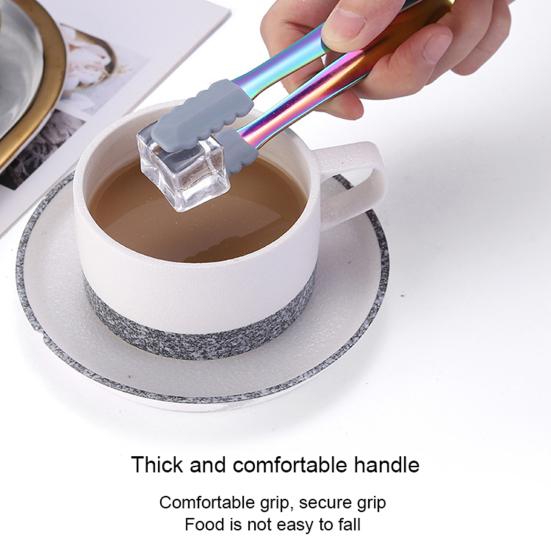 Sugar Clip Safe Ergonomic Dishwasher Smooth Edge Heat Insulation Sugar Tong for Daily