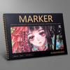 8K/A4 Thickened Sketchbook Student Art Painting Drawing Paper Sheets Marker Book NoteBook Water Color School Stationery