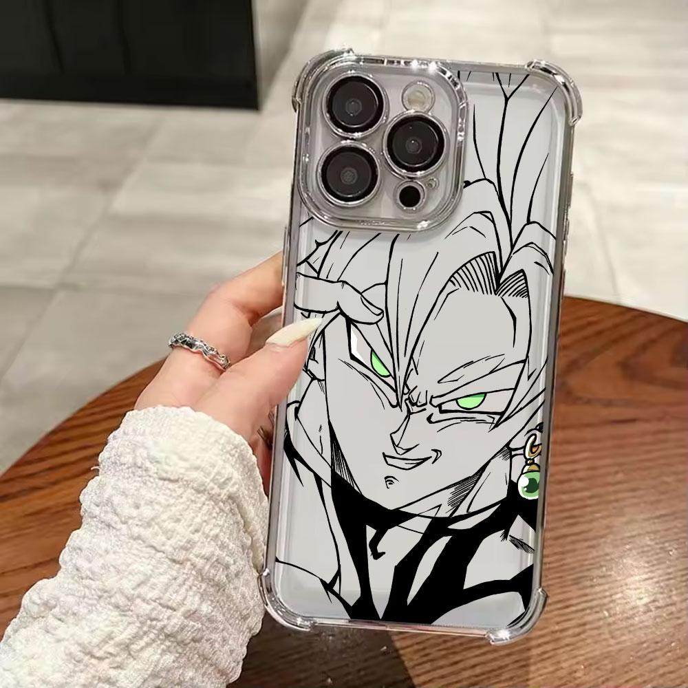 Super Saiyans Broly Son Goku DBZ Phone Case for iPhone 11 13 15 16 17 Pro Max 14 Plus 17Air 16E 13 Pro 12 Mini 17Pro Clear Cover