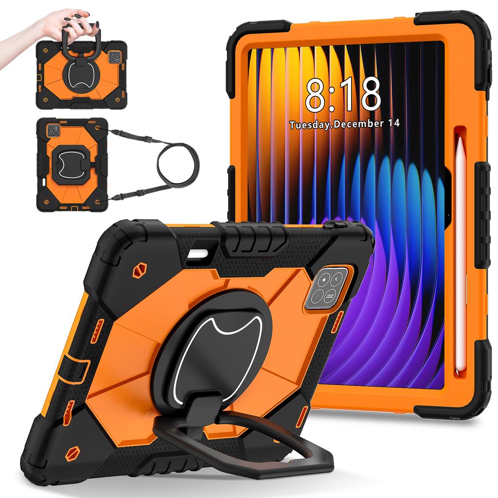 For Xiaomi Pad 7 Pro/Pad 7 Case Silicone+PC Kickstand Tablet Cover
