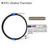 NTC 10K Temperature Sensor Waterproof Thermistor Probe Oil-Resistant Stainless Steel Industrial Use