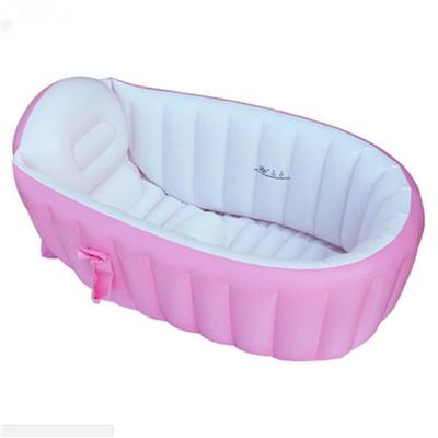 Aufblasbare Badewannen für Säuglinge und Kleinkinder, verdickte Badewannen mit großer Rückenlehne, Babyparty-Badewannen, langlebig