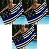 Square Beach Towel Microfiber Material Bath Towel With 3d Print For Summer Vacation Use