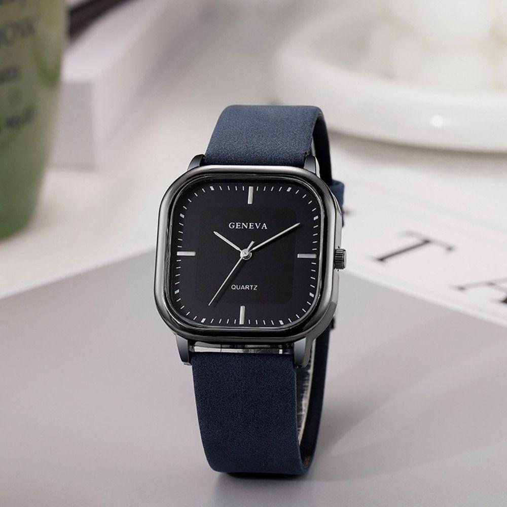 Square Dial Wristwatches Minimalist Design Business Wristwatch Fashion Quartz Watch Business Wear