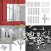 F26C 20/40x Keep Mirrors In Place Mirror Hanging Holder Clear Mirror Hangers Rack