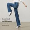 ESE-Y Women's Four-Way Stretch Lyocell Cotton Straight-Leg Jeans
