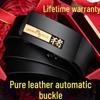 Paul Men's Genuine Leather Automatic Buckle Belt - Versatile Fashion for Business