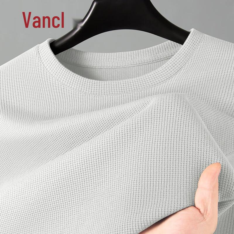 

VANCL Men s Textured Crew Neck Long Sleeve T-Shirt XL