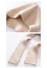 100% Pure Cashmere Women's Ribbed Knit Hat and Scarf Set - Stylish, Warm, Solid Color