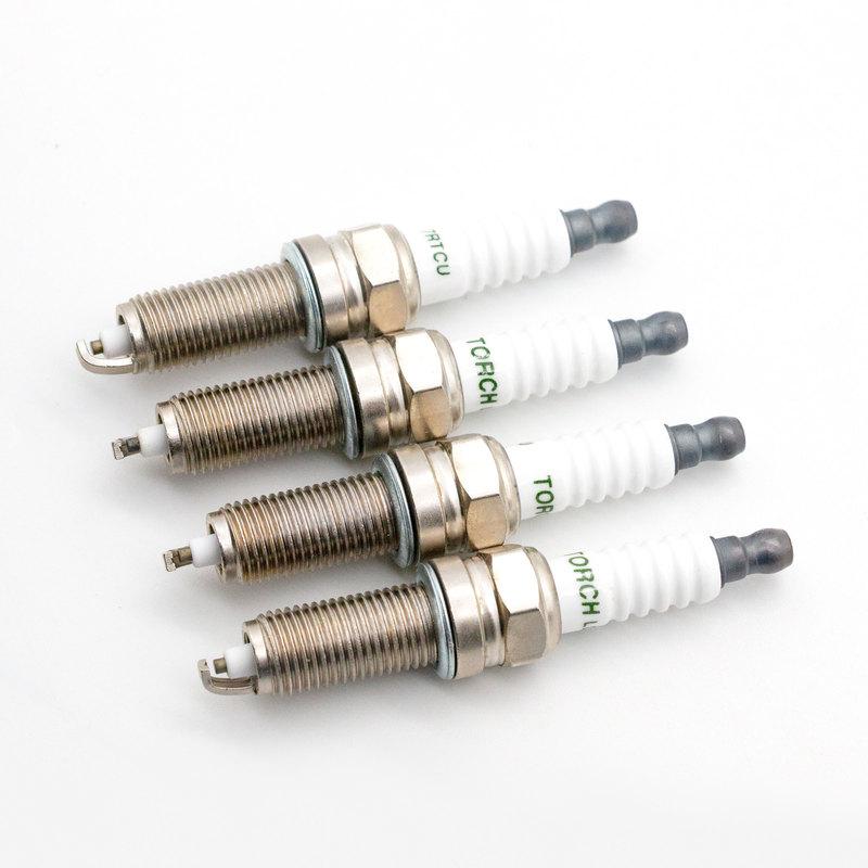 2-8PCS Spark Plugs TORCH LDK7RTCU with U-shaped Groove Replace for Candles 1643/LKR7E 90724/LKR7D-DE 5847/LKR7B-9 BERU Z308