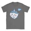 Mens Chiikawas Blue T Shirt  Cotton Clothing Leisure Short Sleeve Crew Neck Tee Shirt Plus Size TShirt
