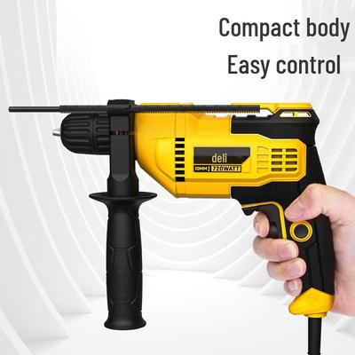 Deli Tools Lightweight 2-in-1 Electric Impact Drill & Screwdriver