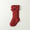 Bowknot Toddler  Hosiery Casual Bow Middle Tube Socks New Red Socks  Children