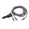 3 In 1 Satellite DC Power Cable Cigar Lighter 18 AWG Satellite Dish DC Car Charger Power Supply