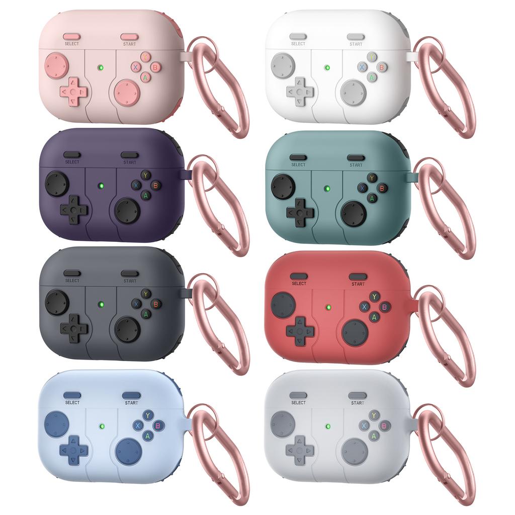 Für 2024 Neue Hüllen Airpods Pro 2 3D Gamepad Gameboy Kopfhörer Zubehör Weiche Schutzhüllen Abdeckung für Air Pods 1/2/3